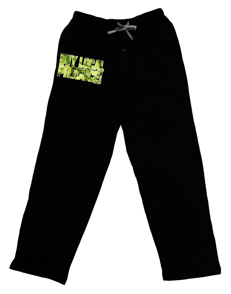 Buy Local - Jalapenos Text Adult Lounge Pants-Lounge Pants-TooLoud-Black-Small-Davson Sales