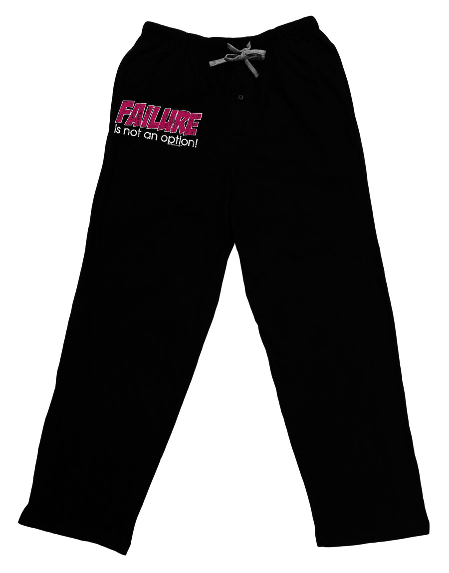 Failure Is Not An Option Distressed Adult Lounge Pants - Black by TooLoud-Lounge Pants-TooLoud-Black-Small-Davson Sales