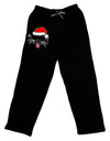 Kyu-T Face Puppino Santa Boy Dog Adult Lounge Pants - Black-Lounge Pants-TooLoud-Black-Small-Davson Sales