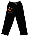 Snowman Face Christmas Adult Lounge Pants - Black-Lounge Pants-TooLoud-Black-Small-Davson Sales