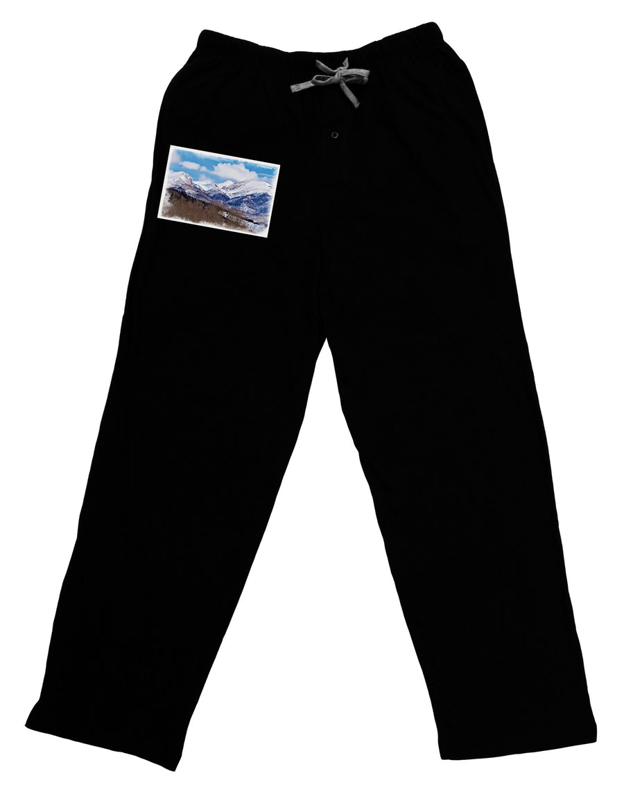 Pikes Peak Relaxed Adult Lounge Pants-Lounge Pants-TooLoud-Black-Small-Davson Sales