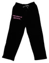Imposible No Quererte Adult Lounge Pants - Black by TooLoud-Lounge Pants-TooLoud-Black-Small-Davson Sales
