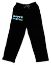 Cute Decorative Hoppy Easter Design Adult Lounge Pants - Black by TooLoud-Lounge Pants-TooLoud-Black-Small-Davson Sales