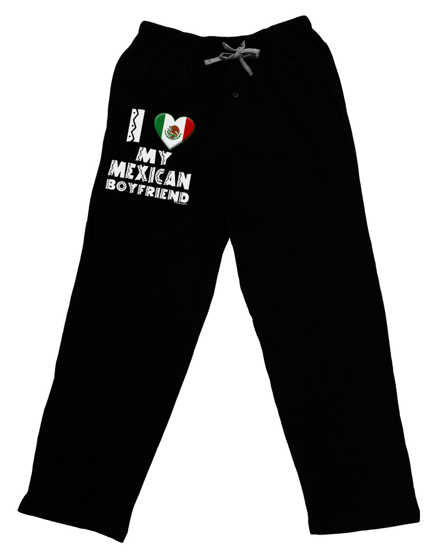 I Heart My Mexican Boyfriend Adult Lounge Pants by TooLoud-Lounge Pants-TooLoud-Black-Small-Davson Sales