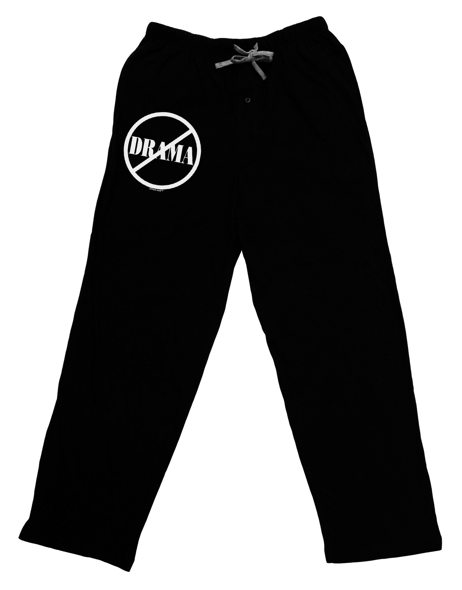 No Drama Allowed Adult Lounge Pants-Lounge Pants-TooLoud-Black-Small-Davson Sales