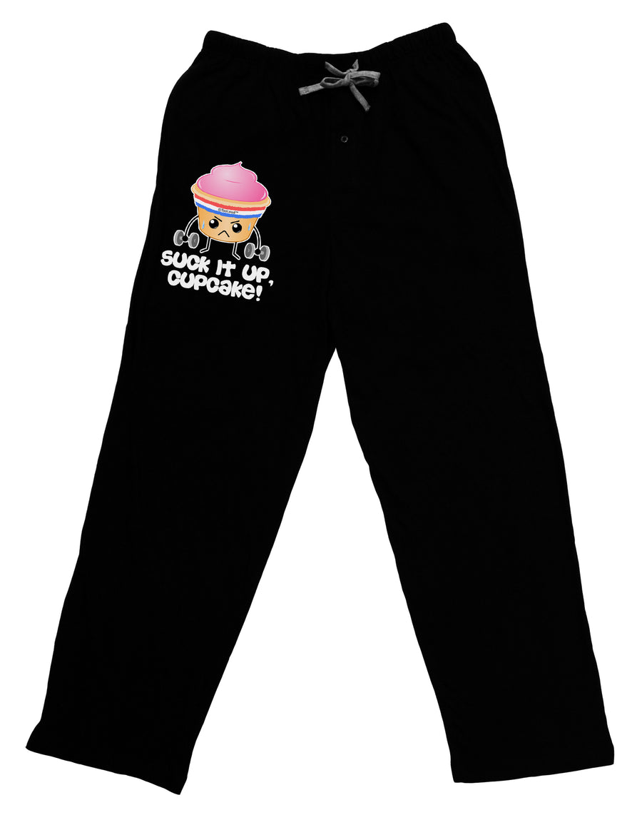 Suck It Up Cupcake Design Adult Lounge Pants - Black by TooLoud-Lounge Pants-TooLoud-Black-Small-Davson Sales