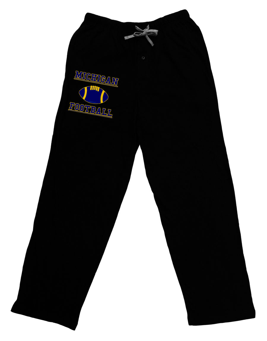 Michigan Football Adult Lounge Pants by TooLoud-Lounge Pants-TooLoud-Black-Small-Davson Sales