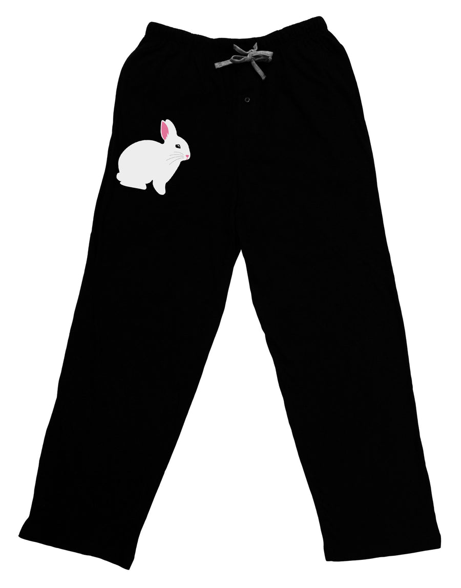 Cute Bunny Rabbit Easter Adult Lounge Pants - Black-Lounge Pants-TooLoud-Black-Small-Davson Sales