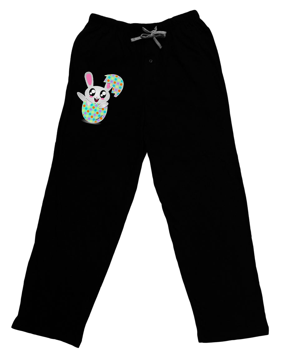 Bunny Hatching From Egg Adult Lounge Pants-Lounge Pants-TooLoud-Black-Small-Davson Sales