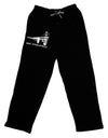 Bay Bridge Cutout Design - San Francisco Adult Lounge Pants - Black by TooLoud-Lounge Pants-TooLoud-Black-Small-Davson Sales