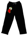 Nice Stocking Cute Christmas Adult Lounge Pants - Black-Lounge Pants-TooLoud-Black-Small-Davson Sales