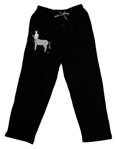 Greek Mythology Centaur Design - Grayscale Adult Lounge Shorts - Red or Black by TooLoud-Lounge Shorts-TooLoud-Black-Small-Davson Sales