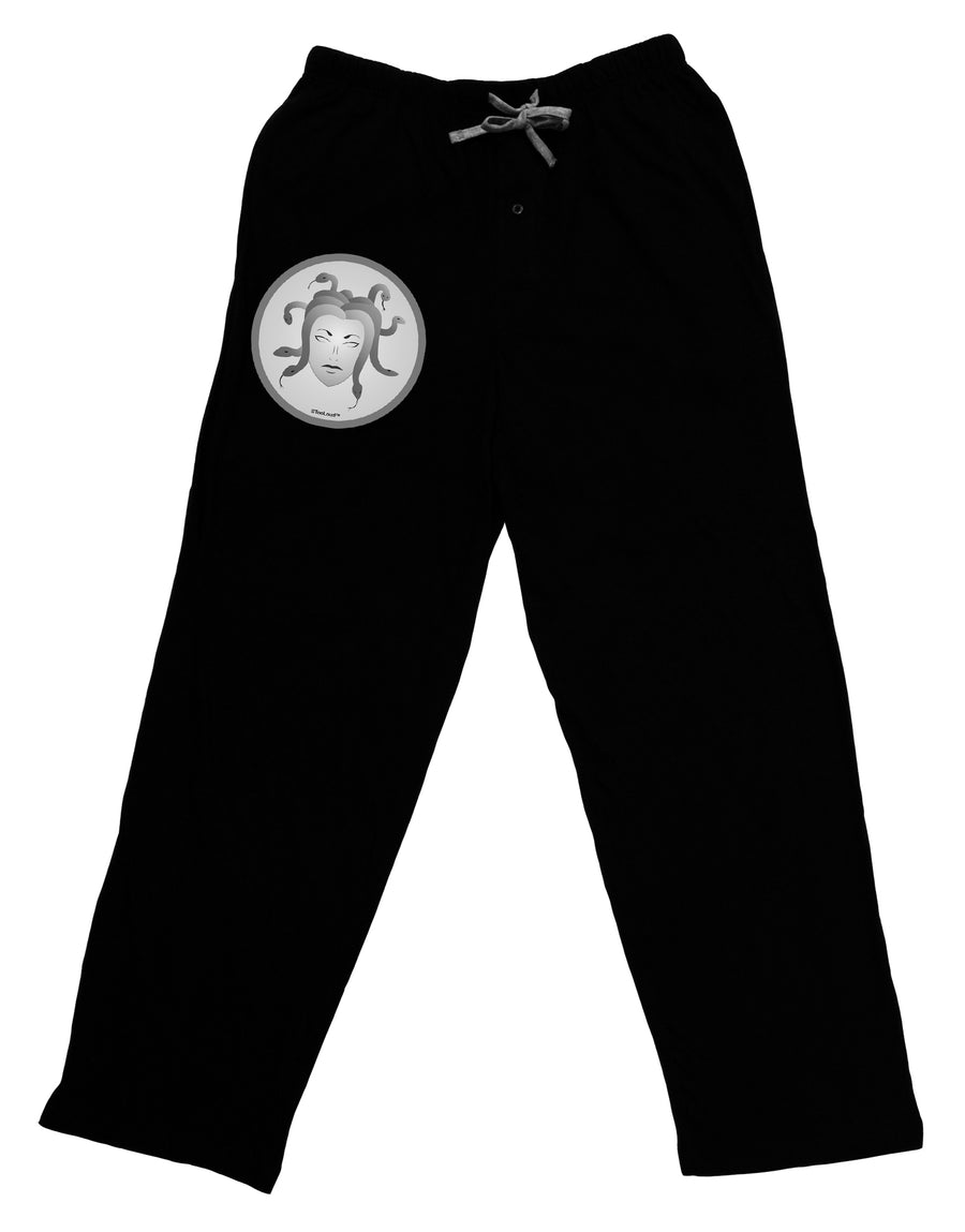 Medusa Head Coin - Greek Mythology Adult Lounge Pants - Black by TooLoud-Lounge Pants-TooLoud-Black-Small-Davson Sales