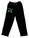 Go Green - St. Patrick's Day Green Beer Adult Lounge Pants - Black by TooLoud-Lounge Pants-TooLoud-Black-Small-Davson Sales