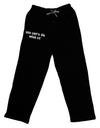 You Can't Sit With Us Cute Text Adult Lounge Pants - Black-Lounge Pants-TooLoud-Black-Small-Davson Sales