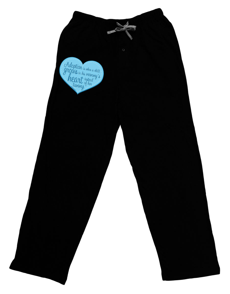 Adoption is When - Mom and Son Quote Adult Lounge Pants by TooLoud-Lounge Pants-TooLoud-Black-Small-Davson Sales