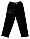 Cute Rainbow Angel Wings Heart Adult Lounge Pants - Black-Lounge Pants-TooLoud-Black-Small-Davson Sales