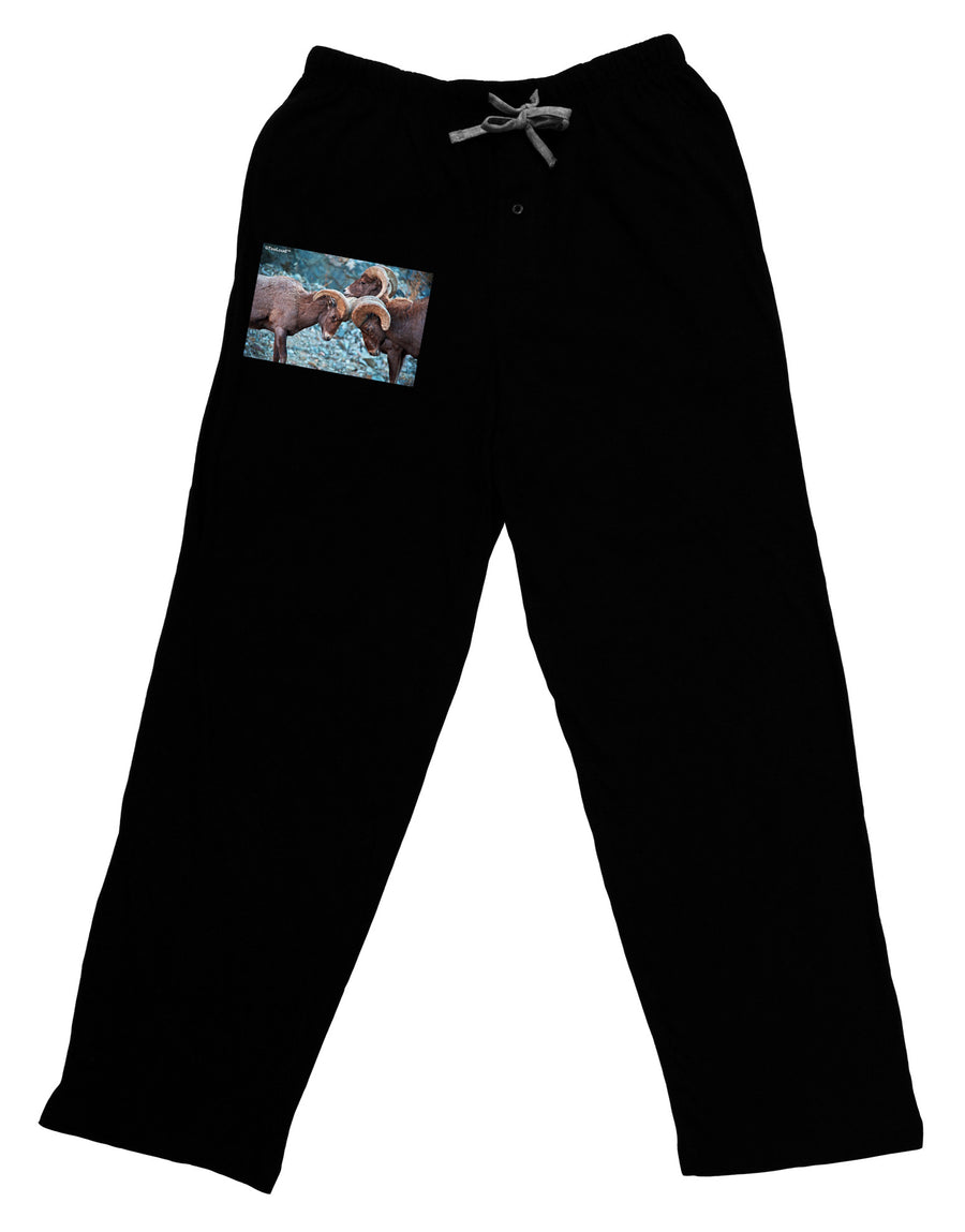 CO Bighorn Head Butt Adult Lounge Pants-Lounge Pants-TooLoud-Black-Small-Davson Sales