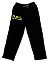 OMG - Oh My Guac - Guacamole Design Adult Lounge Pants - Black by TooLoud-Lounge Pants-TooLoud-Black-Small-Davson Sales