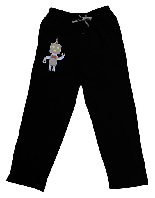 Cute Robot Male Adult Lounge Pants-Lounge Pants-TooLoud-Black-Small-Davson Sales