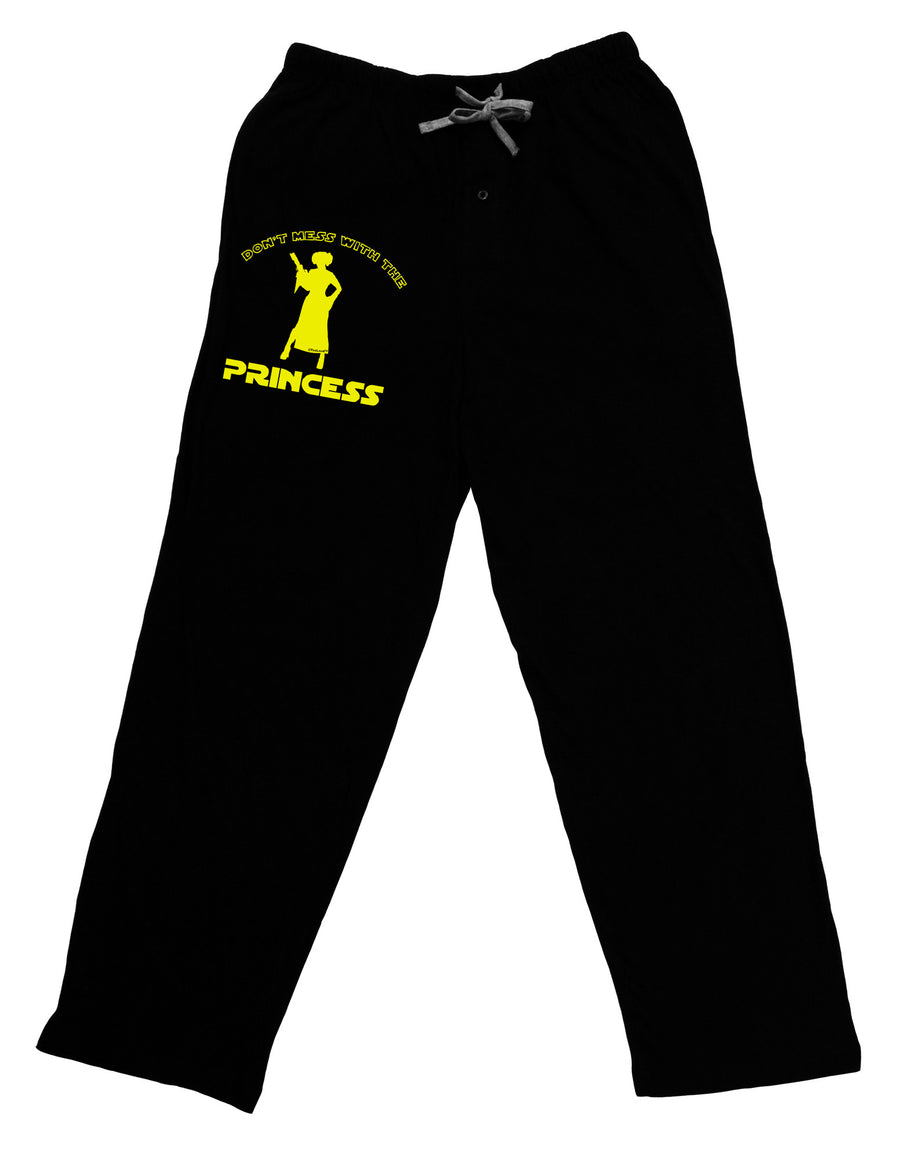 Don't Mess With The Princess Adult Lounge Pants-Lounge Pants-TooLoud-Black-Small-Davson Sales