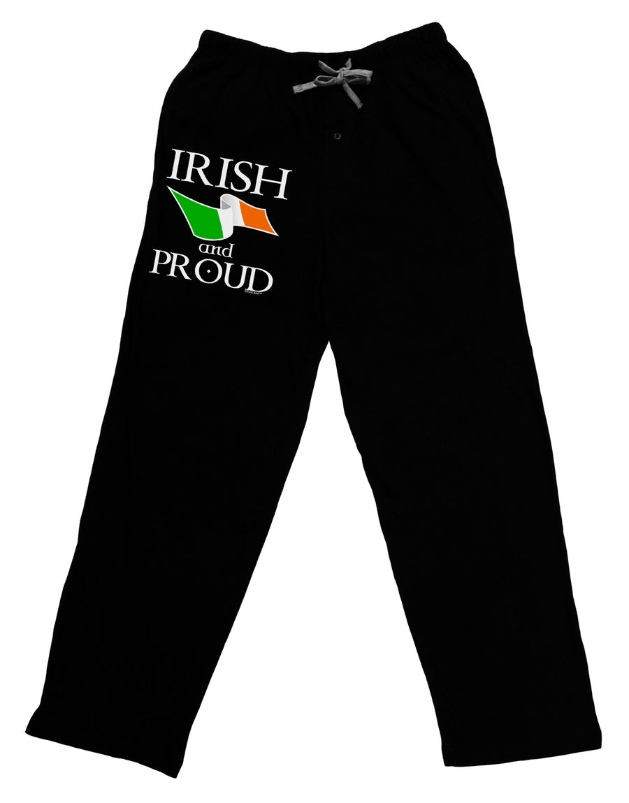 Irish and Proud Adult Lounge Pants-Lounge Pants-TooLoud-Black-Small-Davson Sales