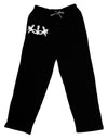 Masquerade Mask Silhouette Adult Lounge Pants - Black by TooLoud-Lounge Pants-TooLoud-Black-Small-Davson Sales