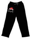 Kyu-T Face Kattio Santa Hat Boy Cat Adult Lounge Pants - Black-Lounge Pants-TooLoud-Black-Small-Davson Sales