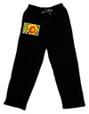 Bee Cactus Watercolor Adult Lounge Pants-Lounge Pants-TooLoud-Black-Small-Davson Sales