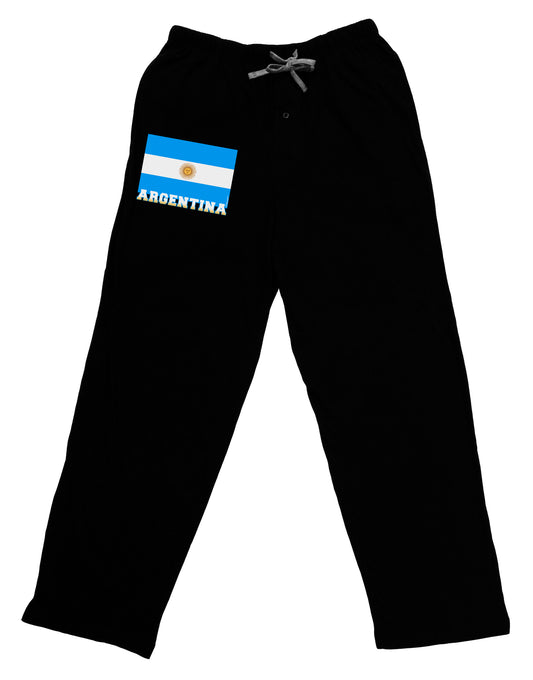 Argentina Flag Adult Lounge Pants-Lounge Pants-TooLoud-Black-Small-Davson Sales