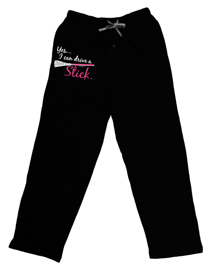 Drive Stick Pink Adult Lounge Pants-Lounge Pants-TooLoud-Black-Small-Davson Sales