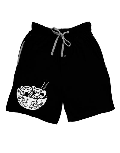 Pho Sho Dark Adult Lounge Shorts-Lounge Shorts-TooLoud-Black-Small-Davson Sales