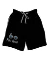 Pott Head Magic Glasses Adult Lounge Shorts-Lounge Shorts-TooLoud-Black-Small-Davson Sales