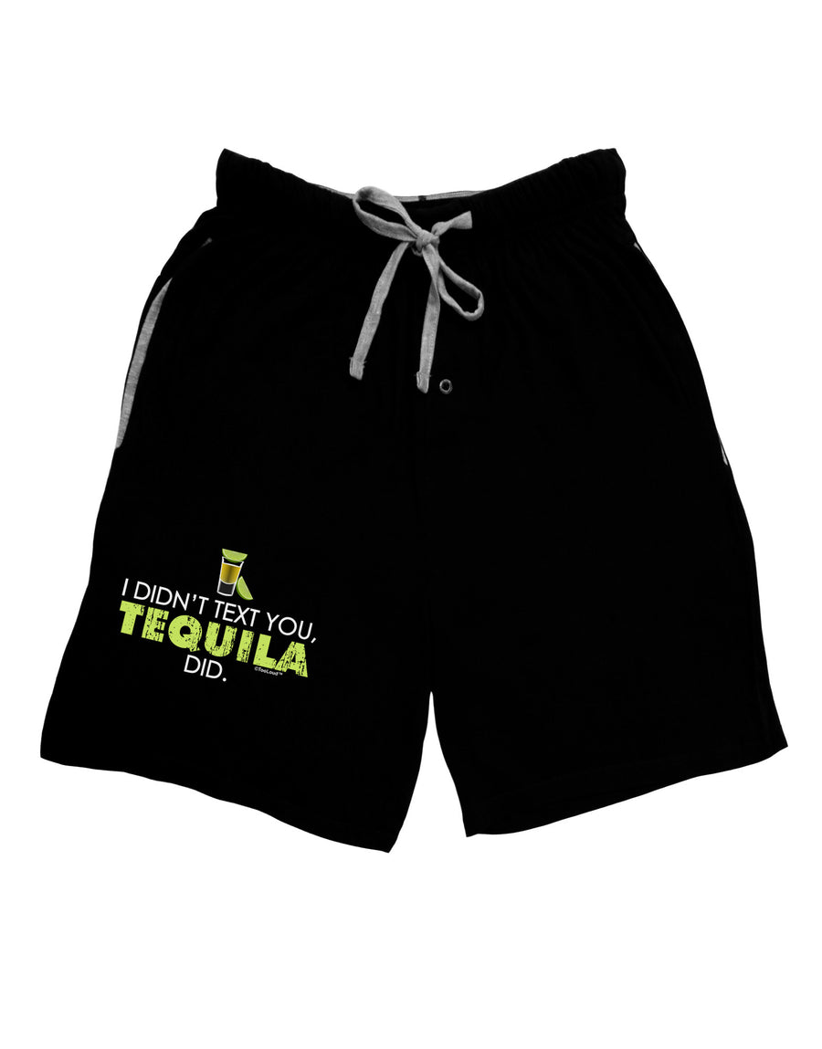 I Didn't Text You - Tequila Adult Lounge Shorts-Lounge Shorts-TooLoud-Red-Small-Davson Sales