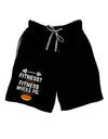 Fitness Whole Pie Relaxed Adult Lounge Shorts-Lounge Shorts-TooLoud-Black-Small-Davson Sales