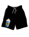 Happy Hanukkah Latte Cup Adult Lounge Shorts-Lounge Shorts-TooLoud-Black-Small-Davson Sales
