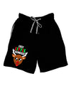 Silly Little Reindeer Matching Deer Relaxed Adult Lounge Shorts-Lounge Shorts-TooLoud-Black-Small-Davson Sales