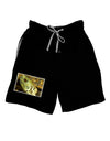 Menacing Turtle Adult Lounge Shorts-Lounge Shorts-TooLoud-Black-Small-Davson Sales