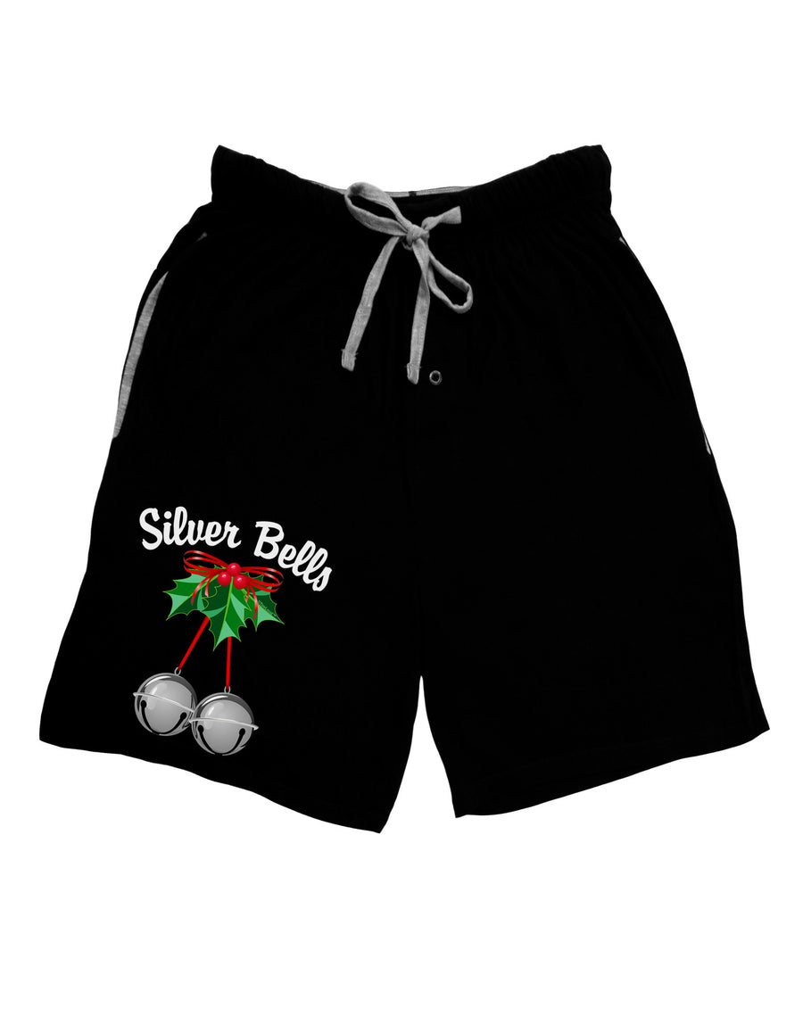 Silver Bells Adult Lounge Shorts by-Lounge Shorts-TooLoud-Red-Small-Davson Sales