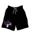 USA Bobsled Adult Lounge Shorts by TooLoud-Lounge Shorts-TooLoud-Black-Small-Davson Sales