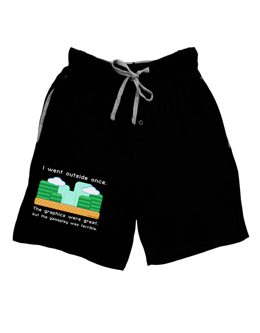 The Gameplay Was Terrible Adult Lounge Shorts-Lounge Shorts-TooLoud-Red-Small-Davson Sales