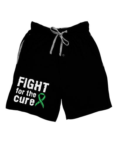 Fight for the Cure - Light Green Ribbon Celiac Disease Adult Lounge Shorts-Lounge Shorts-TooLoud-Black-Small-Davson Sales