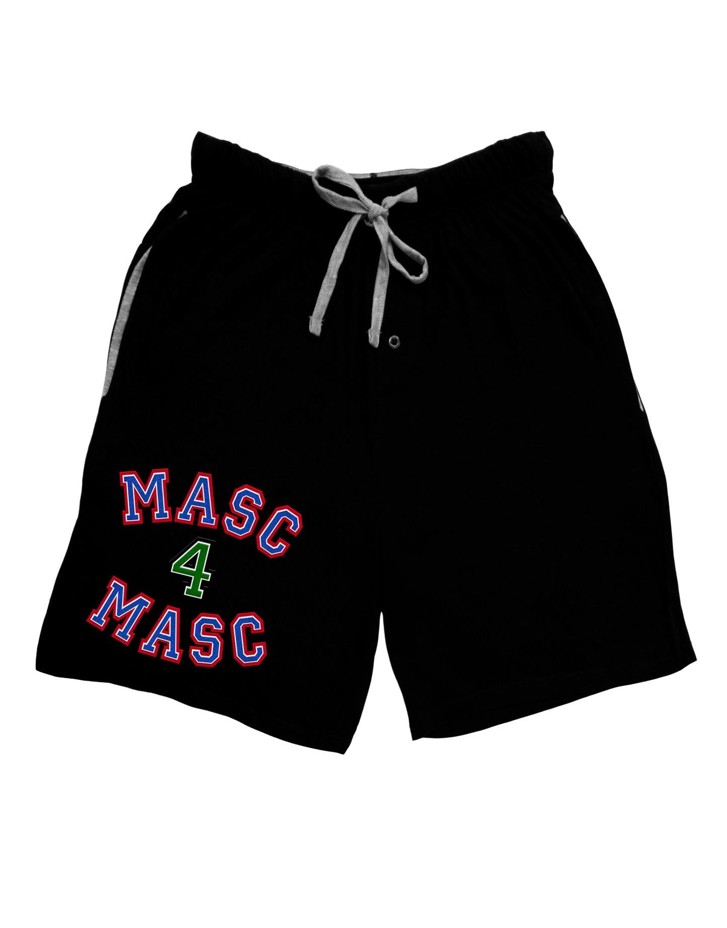 Masc 4 Masc College Stud Adult Lounge Shorts by-Lounge Shorts-TooLoud-Black-Small-Davson Sales
