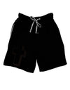 Simple Cross Design Glitter - Black Adult Lounge Shorts - Red or Black by TooLoud-Lounge Shorts-TooLoud-Black-Small-Davson Sales