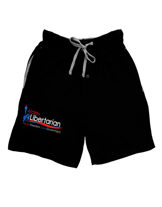 Libertarian Slogan Adult Lounge Shorts-Lounge Shorts-TooLoud-Black-Small-Davson Sales