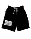 Helicopter Sketch Adult Lounge Shorts-Lounge Shorts-TooLoud-Black-Small-Davson Sales