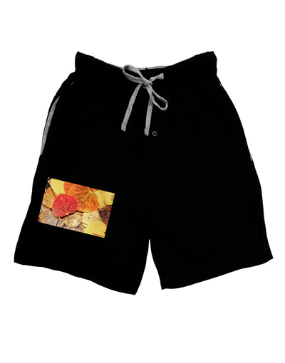 Colorado - Autumn Relaxed Adult Lounge Shorts-Lounge Shorts-TooLoud-Black-Small-Davson Sales