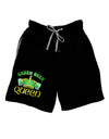 Green Beer Queen Adult Lounge Shorts-Lounge Shorts-TooLoud-Black-Small-Davson Sales