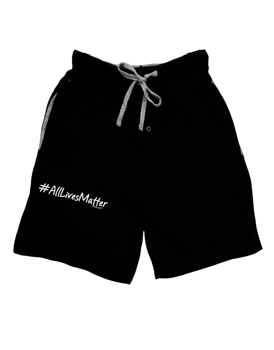 Hashtag AllLivesMatter Adult Lounge Shorts-Lounge Shorts-TooLoud-Red-Small-Davson Sales