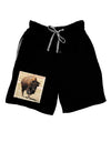 Strong Bison Adult Lounge Shorts-Lounge Shorts-TooLoud-Black-Small-Davson Sales